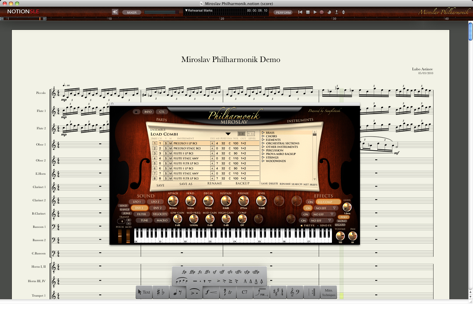 NOTION SLE for Miroslav Philharmonik