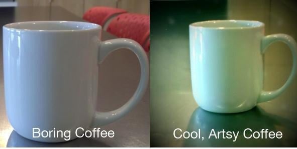 From boring coffee to cool coffee